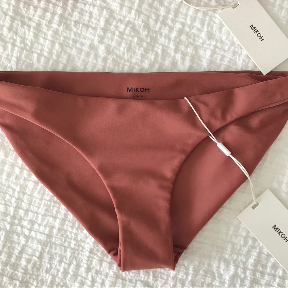 Mikoh Fiji metal ring bandeau bikini set. - Picture 7 of 8